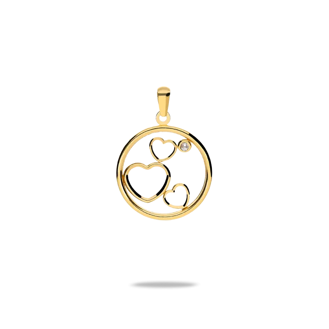 18k gold charm