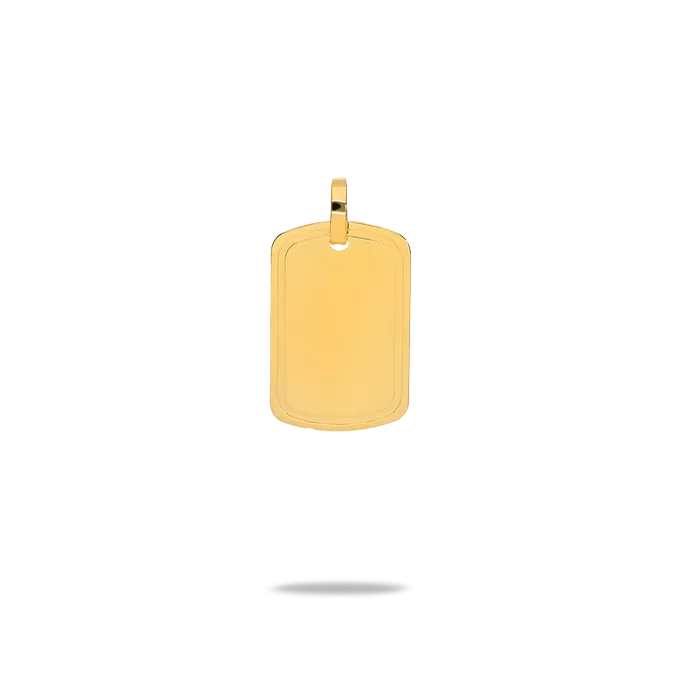 18k gold charm