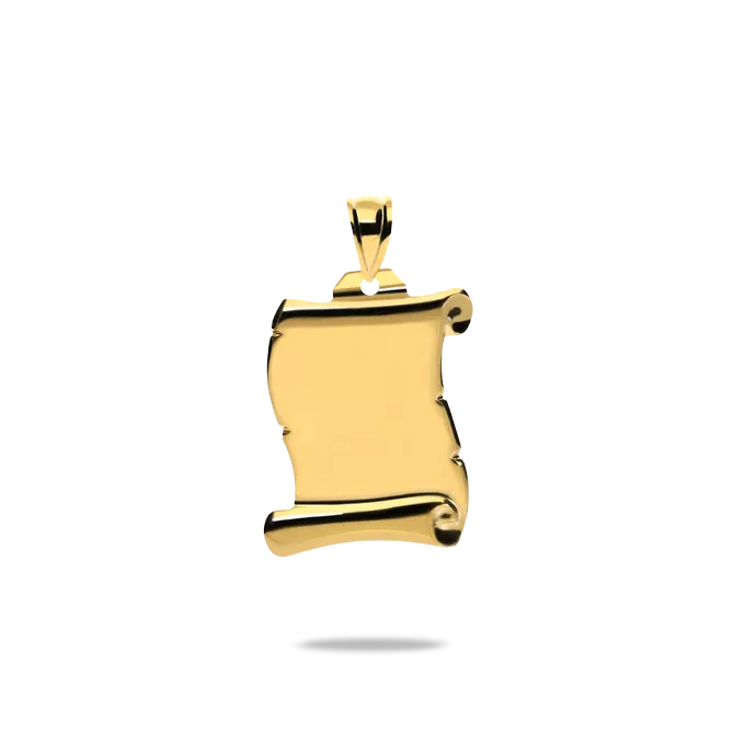 18k gold charm