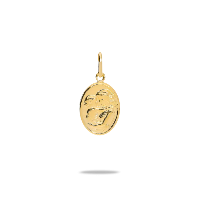 18k gold charm