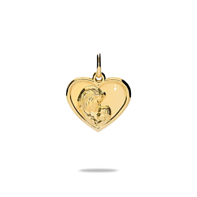 18k gold charm