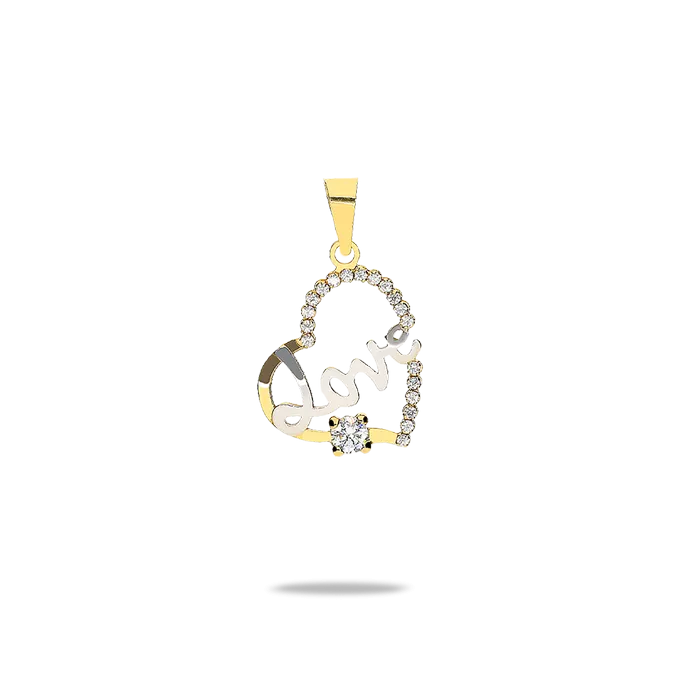 18k gold charm