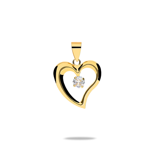 18k gold charm