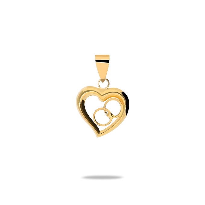 18k gold charm