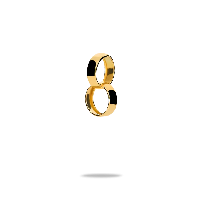 18k gold charm