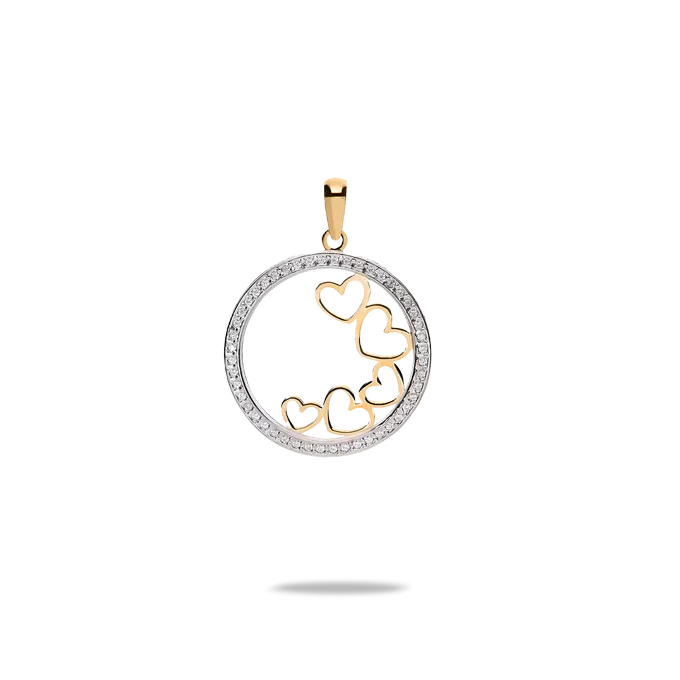 18k gold charm