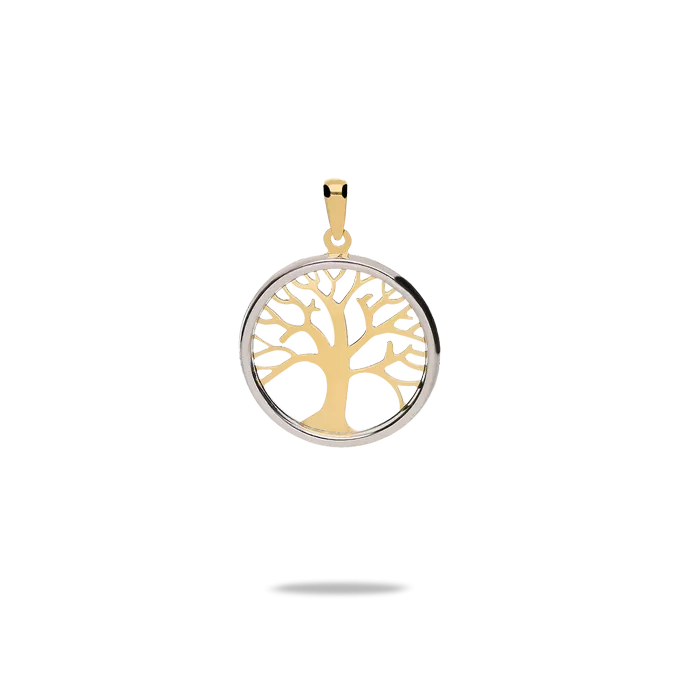 18k gold charm TREE OF LIFE