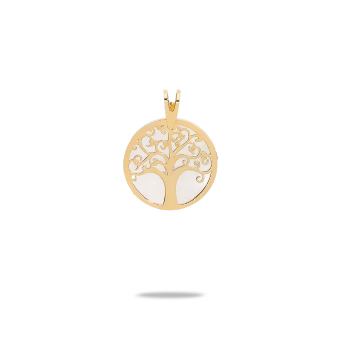 18k gold charm TREE OF LOVE