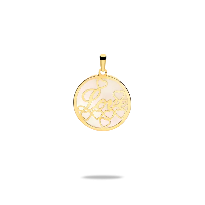 18k gold charm