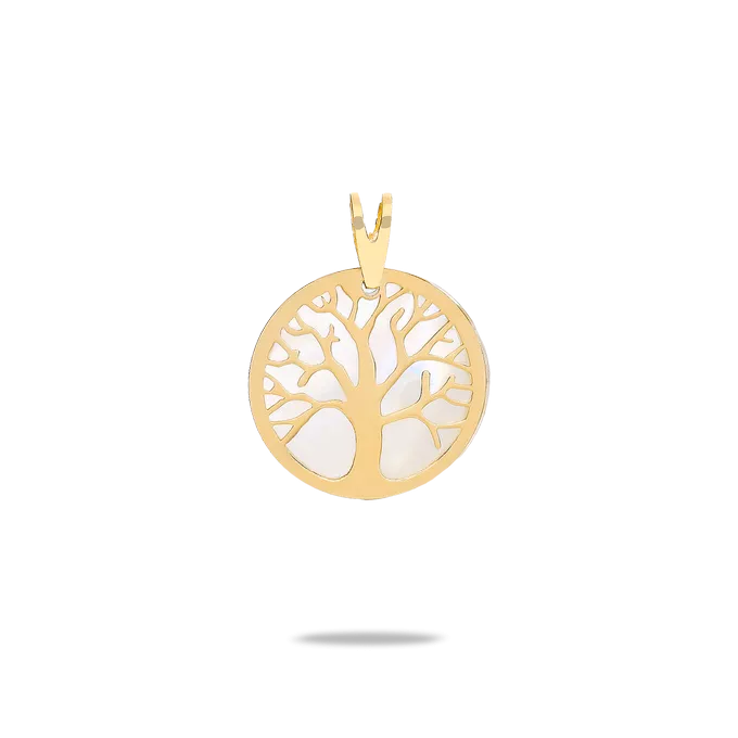 18k gold charm TREE OF LOVE