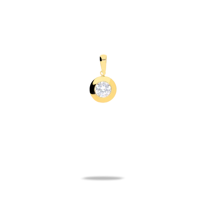 18k gold charm