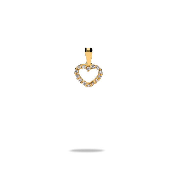 18k gold charm