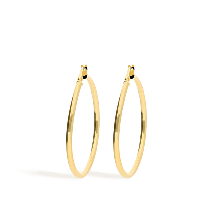 18k gold hoop earrings PERPETUAL