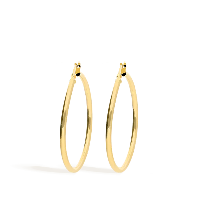 18k gold hoop earrings PERPETUAL