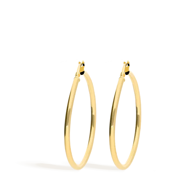 18k gold hoop earrings PERPETUAL