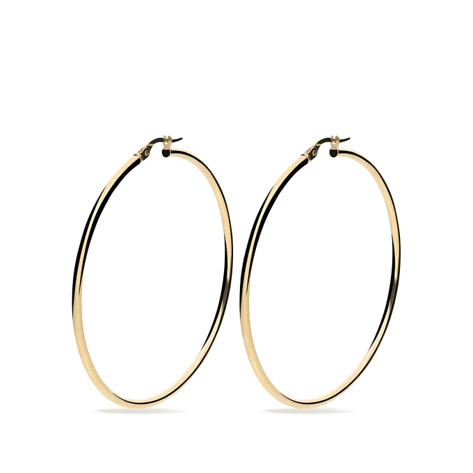 18k gold hoop earrings PERPETUAL