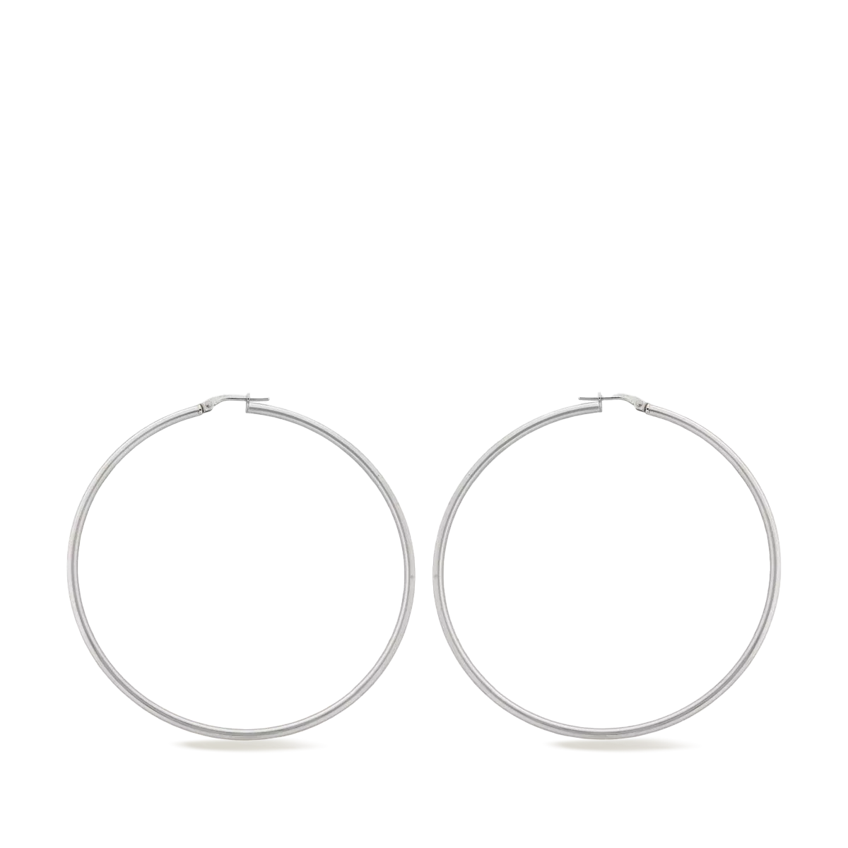 Sterling silver hoop earrings