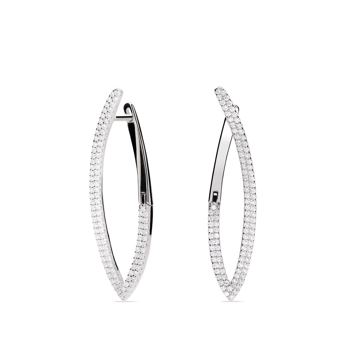 Sterling silver hoop earrings