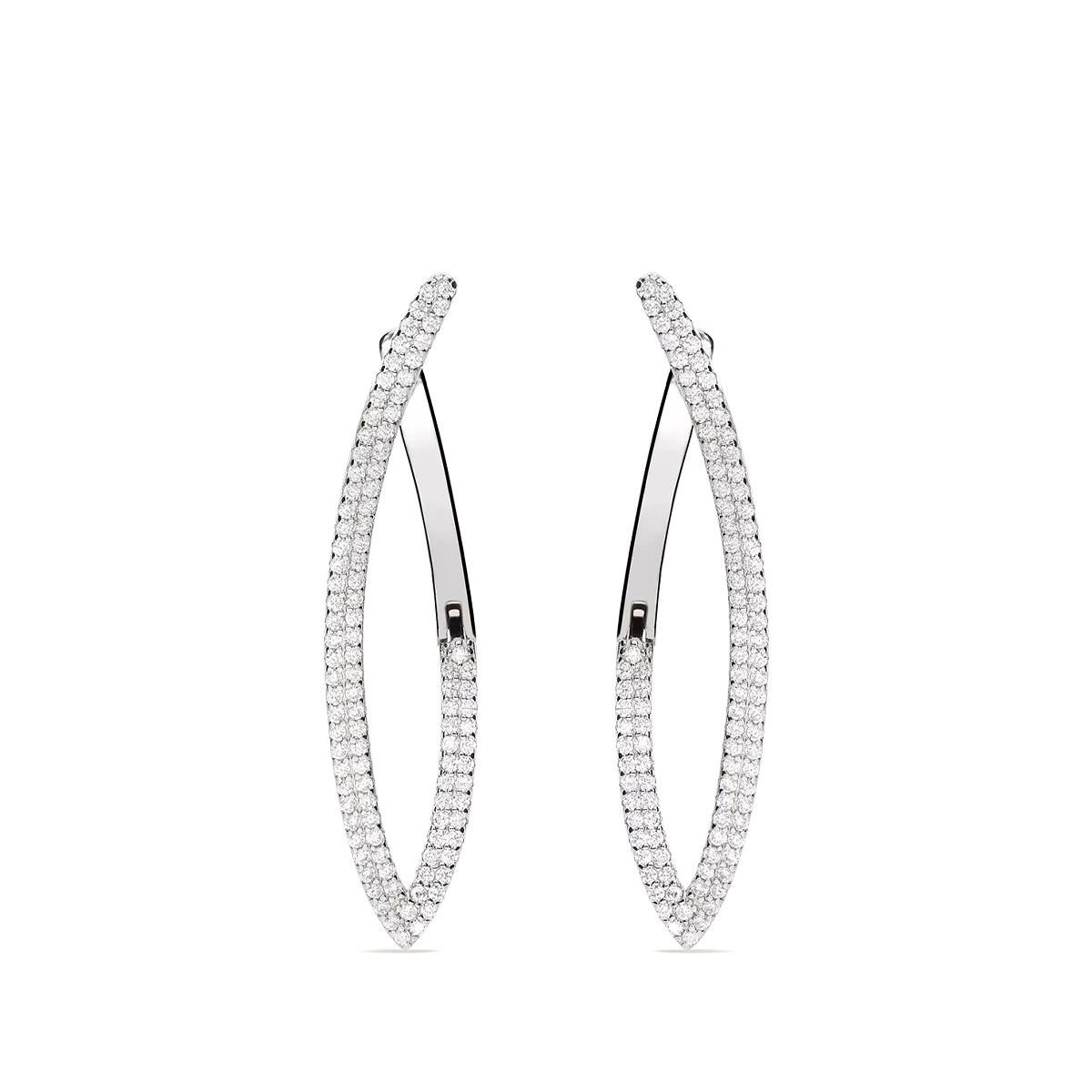 Sterling silver hoop earrings