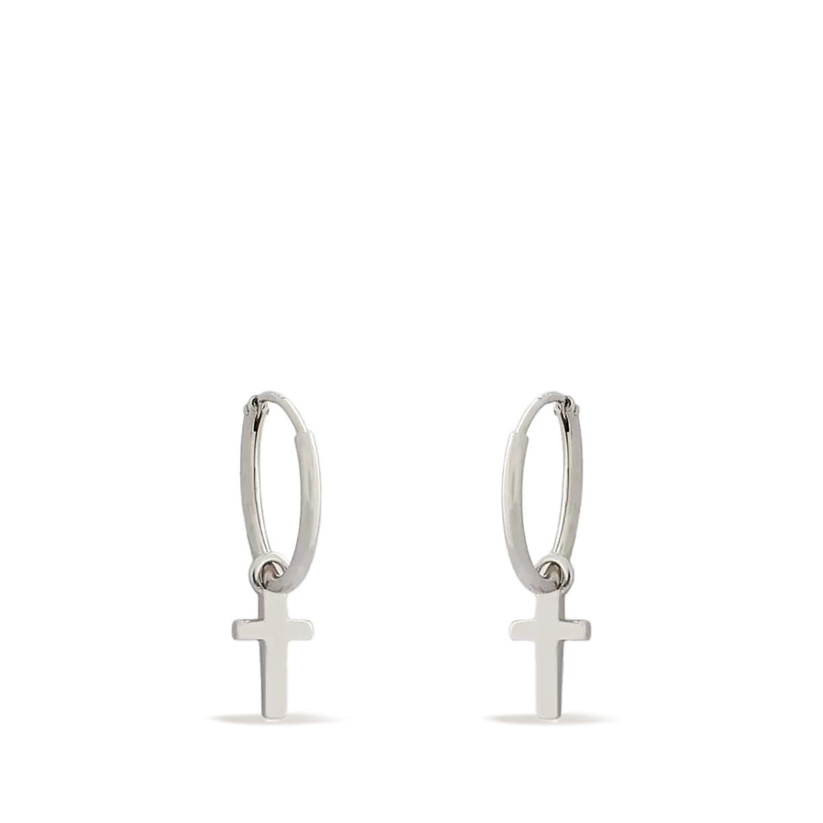 Sterling silver hoop earrings