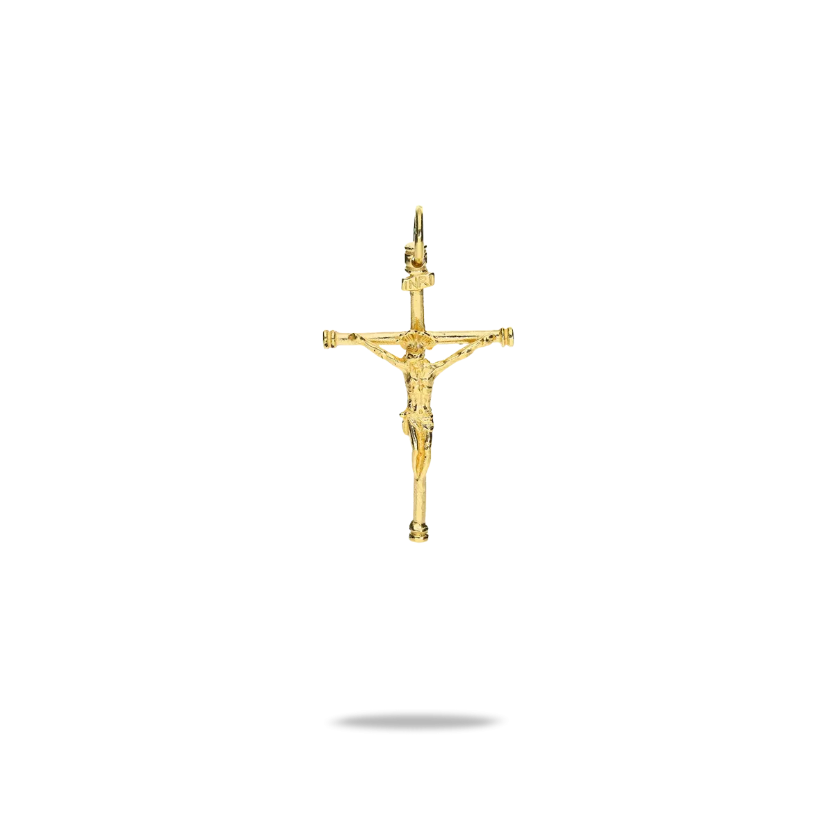 18k gold cross