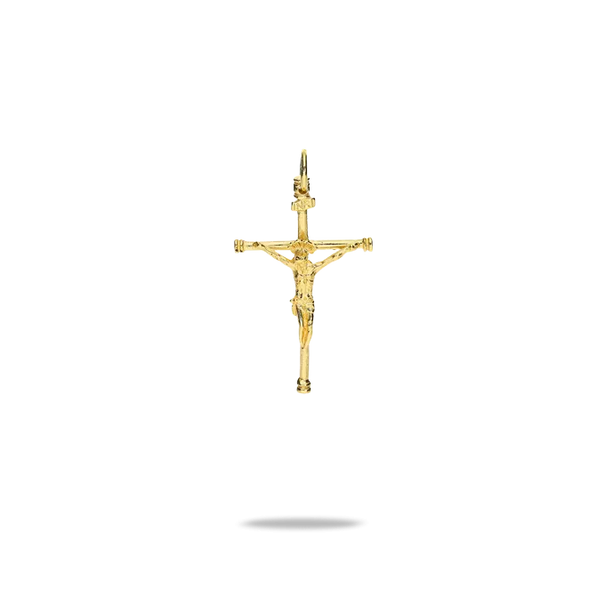 18k gold cross