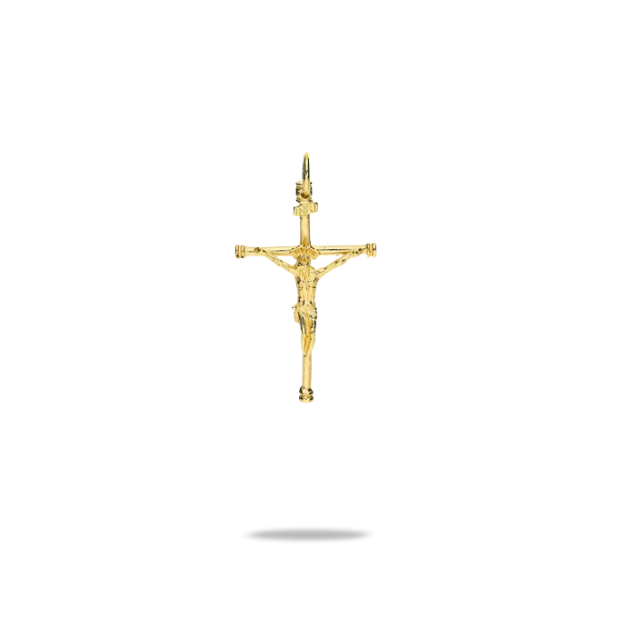 18k gold cross