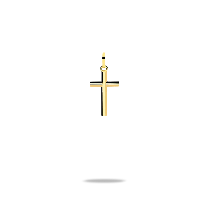 18k gold cross