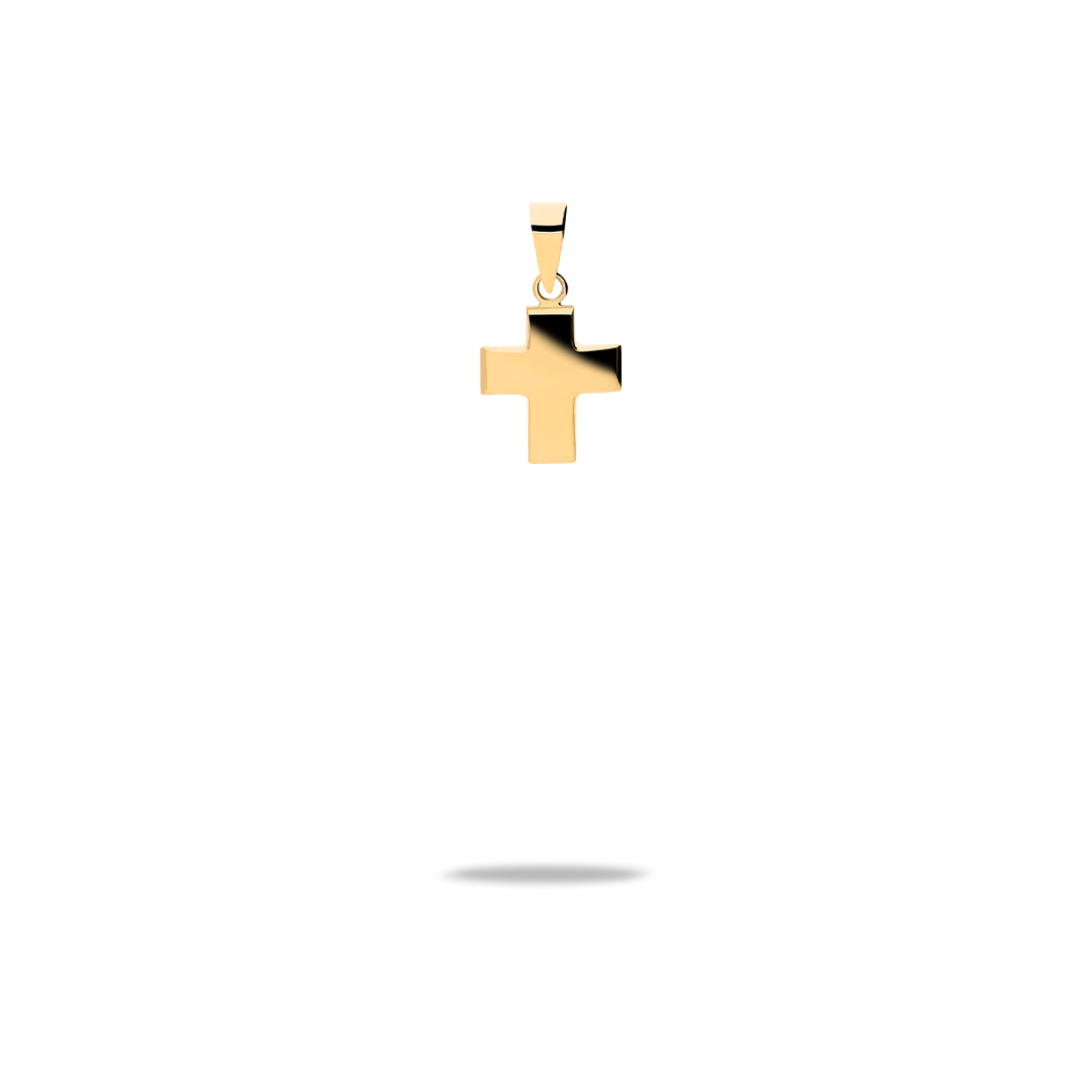 18k gold cross