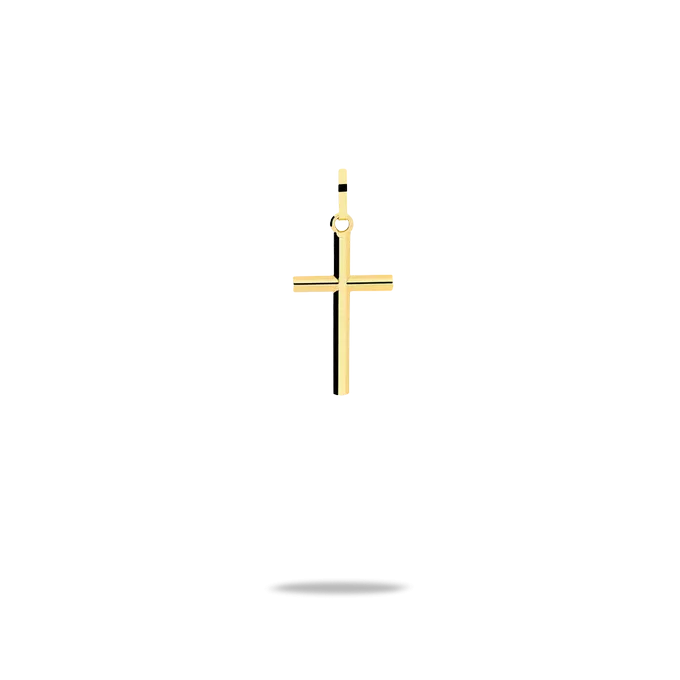 18k gold cross