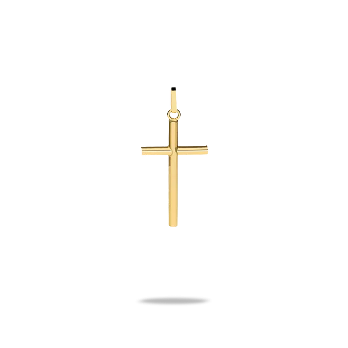 18k gold cross