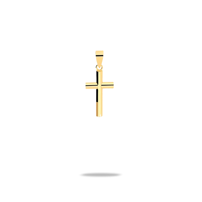 18k gold cross