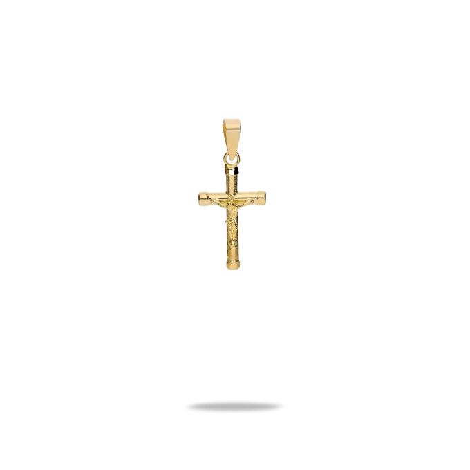 18k gold cross