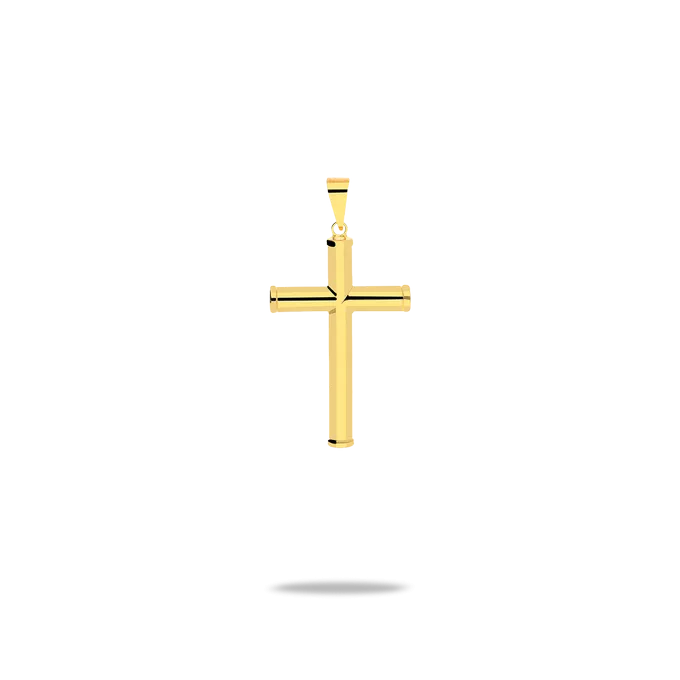 18k gold cross