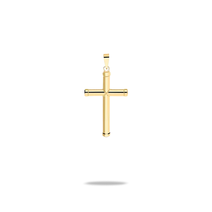 18k gold cross