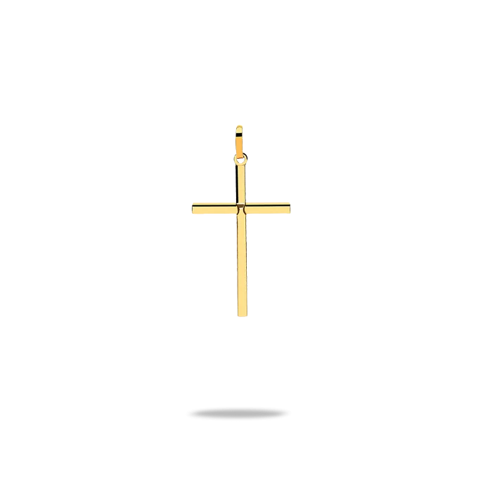 18k gold cross