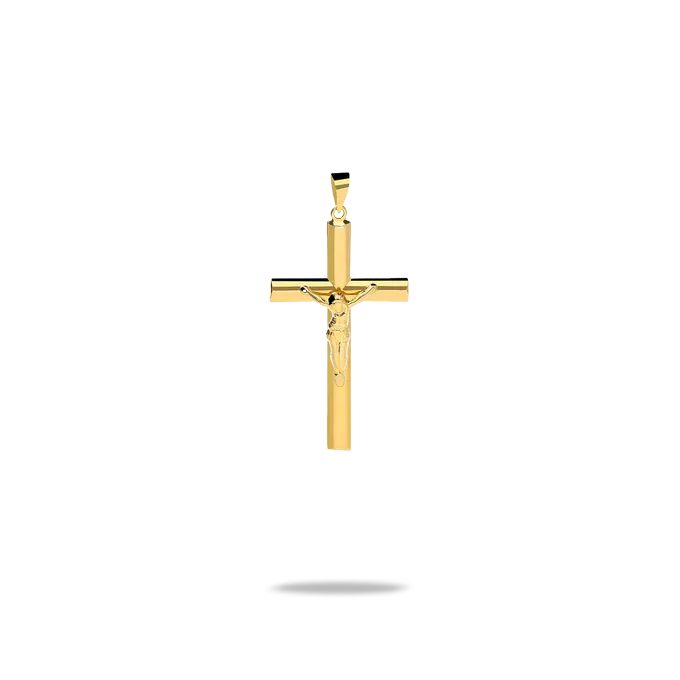 18k gold cross