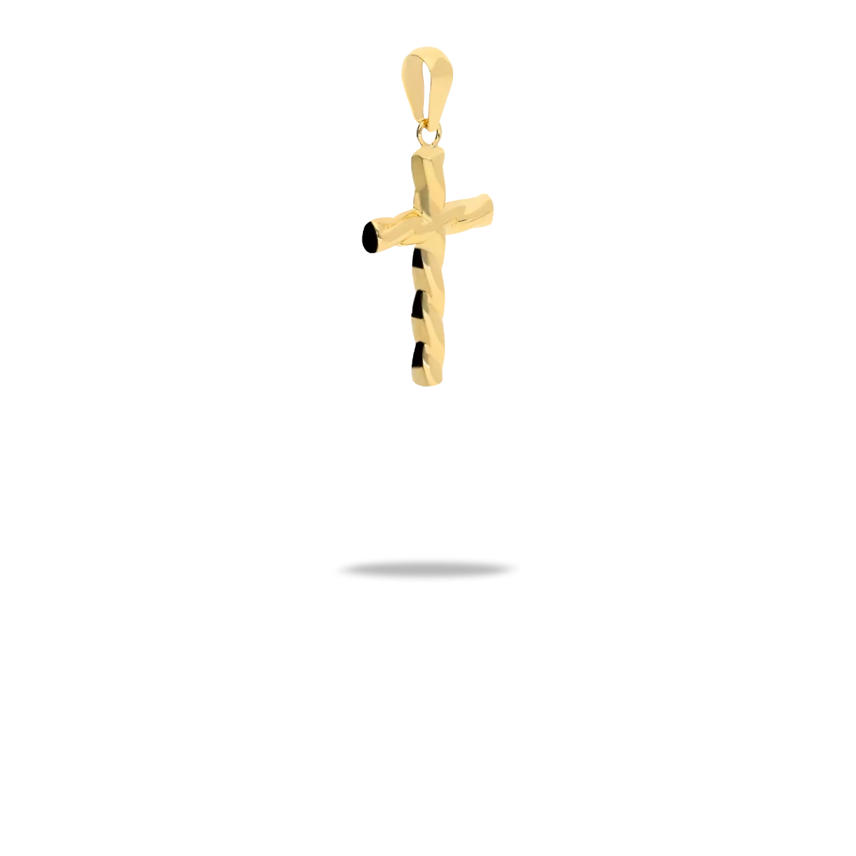 18k gold cross