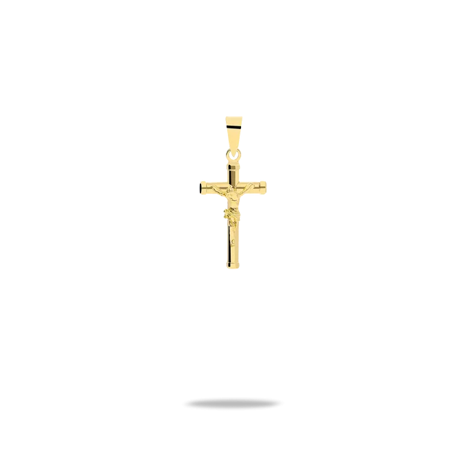 18k gold cross