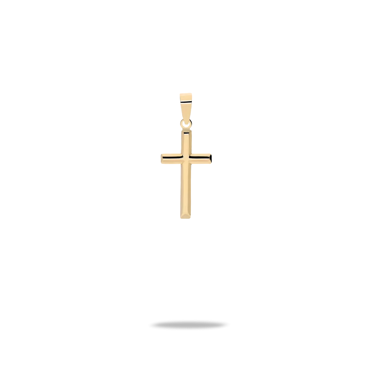 18k gold cross