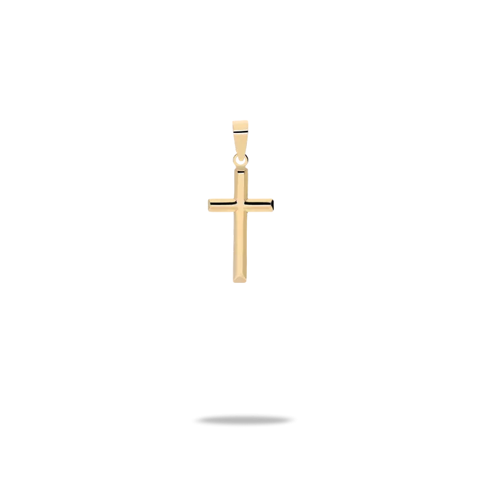 18k gold cross