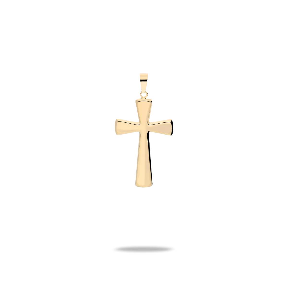 18k gold cross