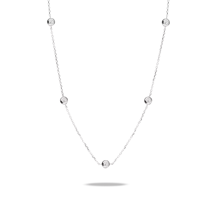 18k gold diamond necklace