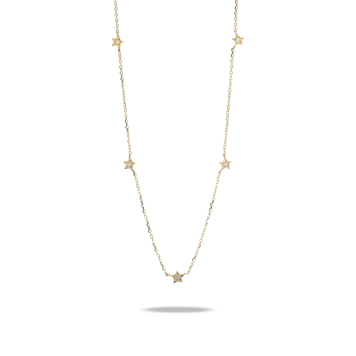 18k gold diamond necklace