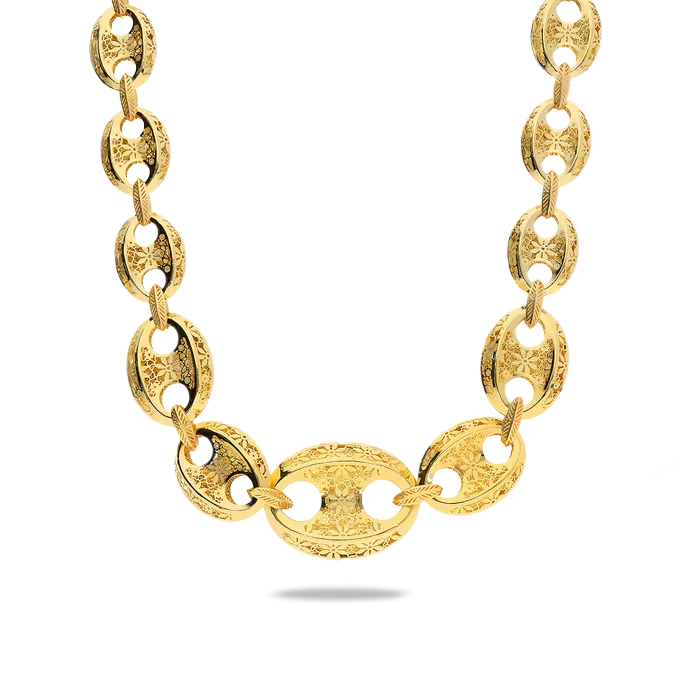 18k gold necklace ORIENTAL GARDEN