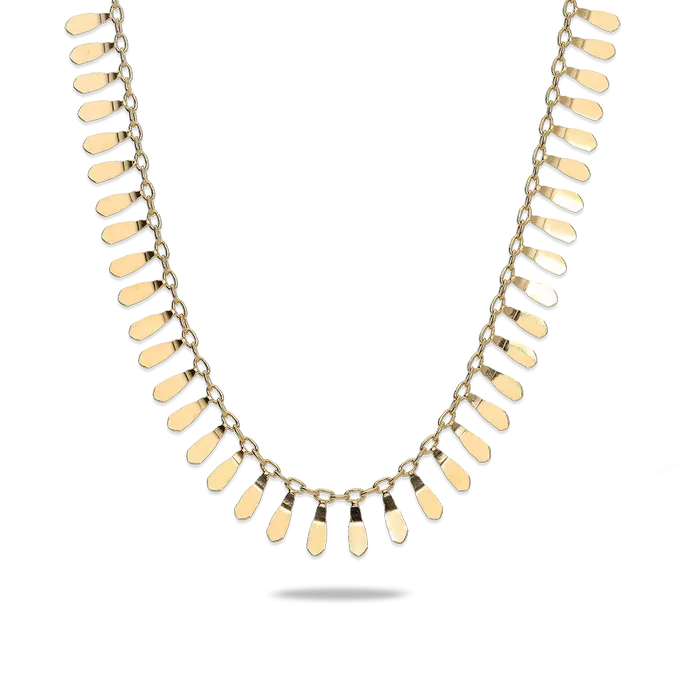 18k gold necklace