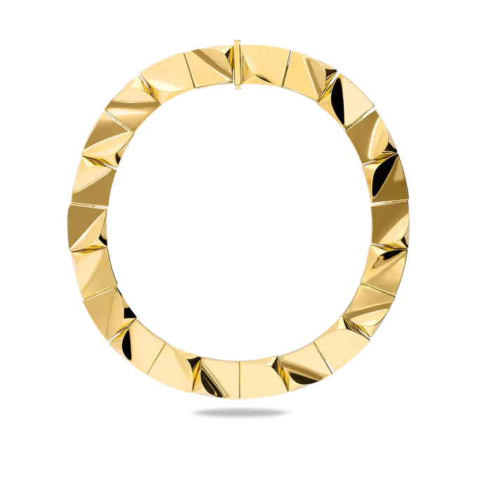 18k gold necklace CHESS