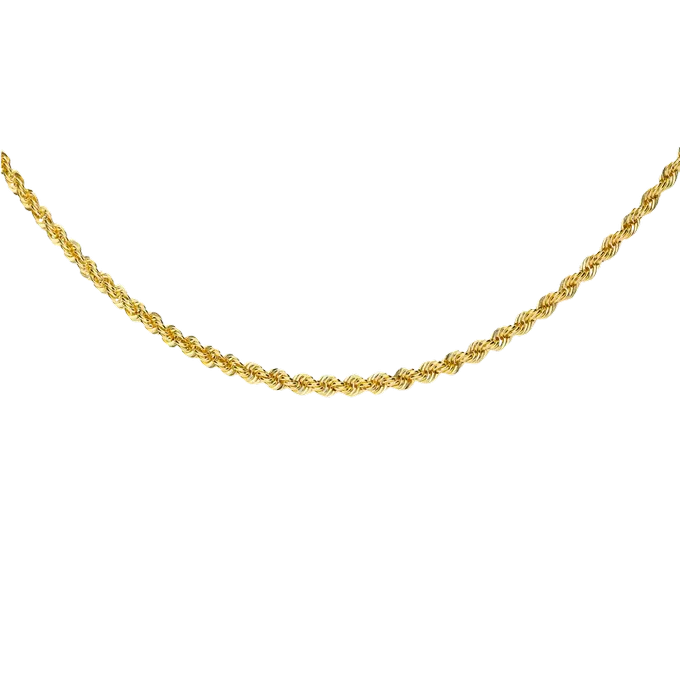 18k gold necklace THE ROPE