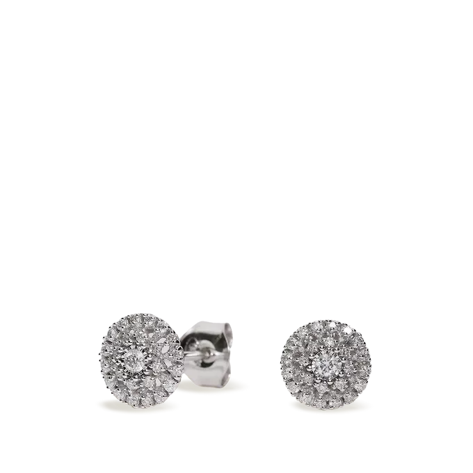 18k gold diamond earrings