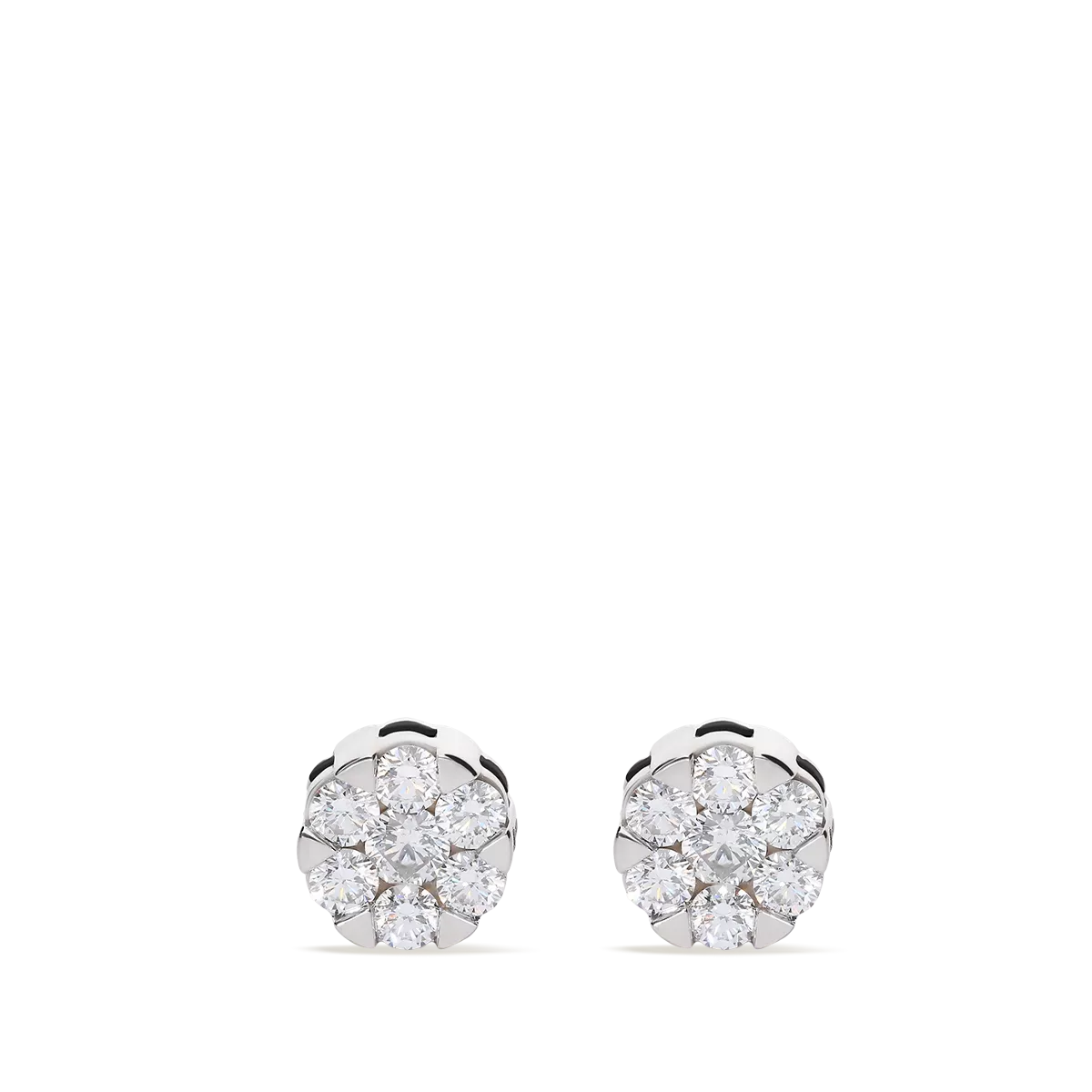 18k gold diamond earrings CHATEAU